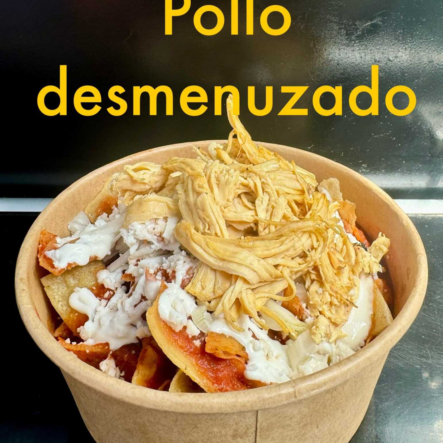 Chilaquiles Pollo deshebrado