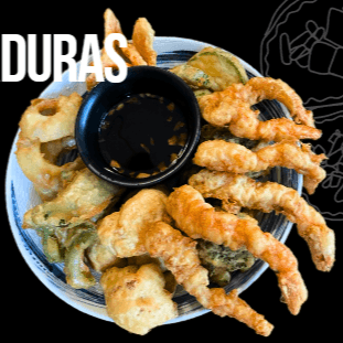 Tempura Camarón y Verduras