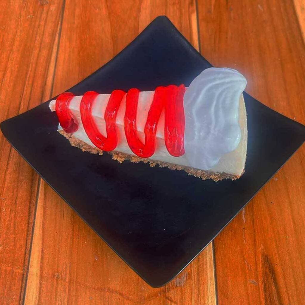 Cheesecake con Mermelada de Fresa