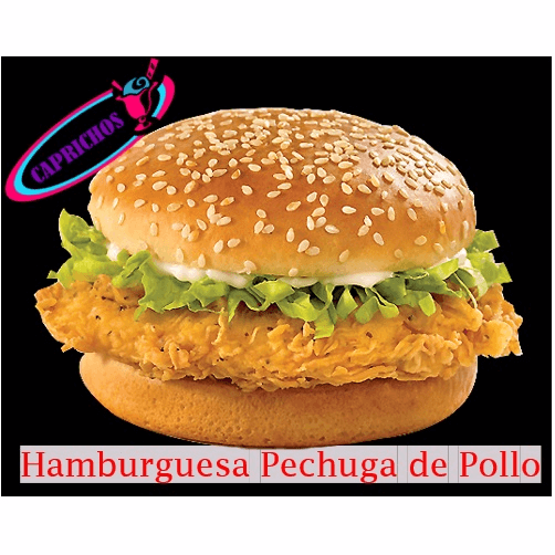 Hamburguesa Pechuga de Pollo Empanizada