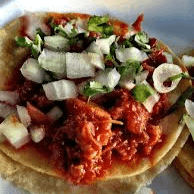 Taco de Chicharrón Prensado