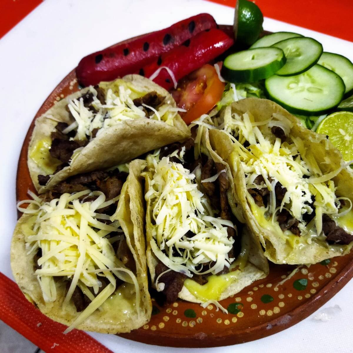 TACOS DE ASADA