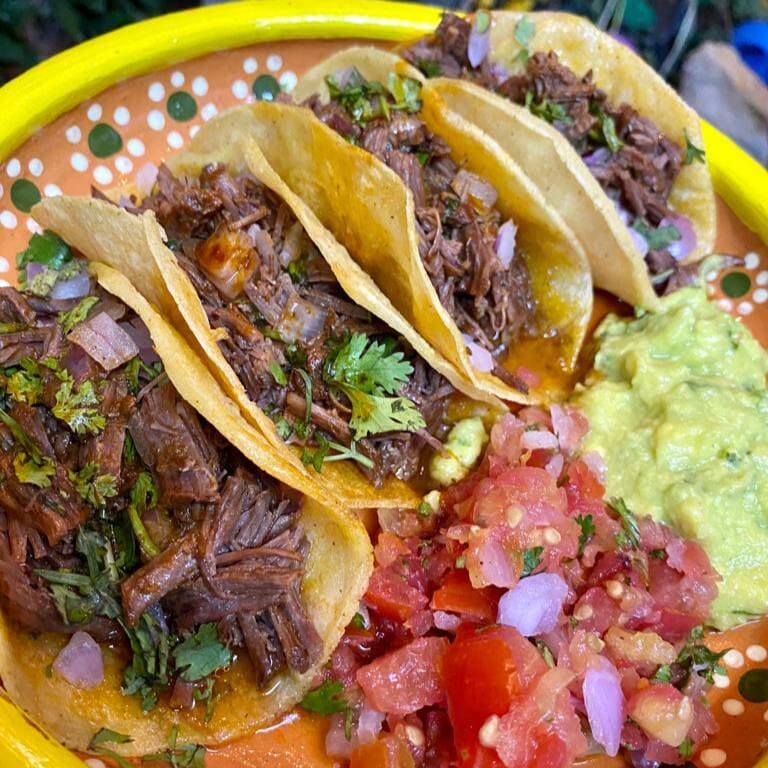 Tacos de birria de res x4