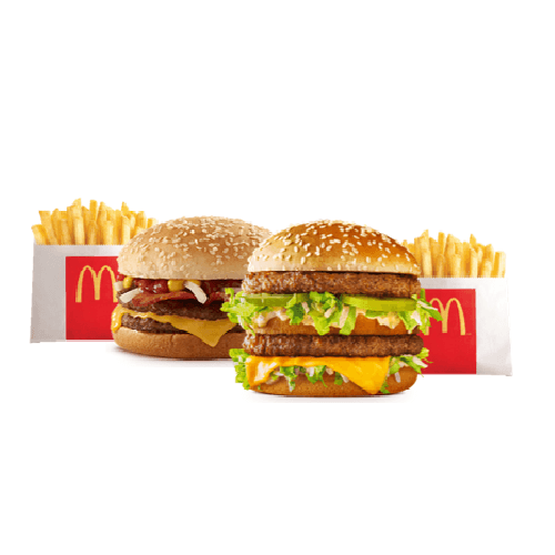 Big Mac + McBacon y 2 papas