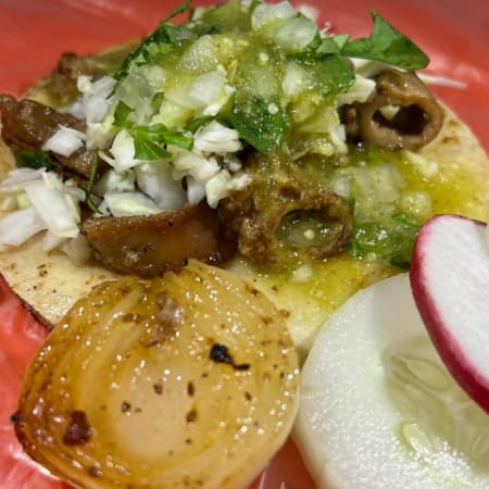 Taco Asada Con Tripita