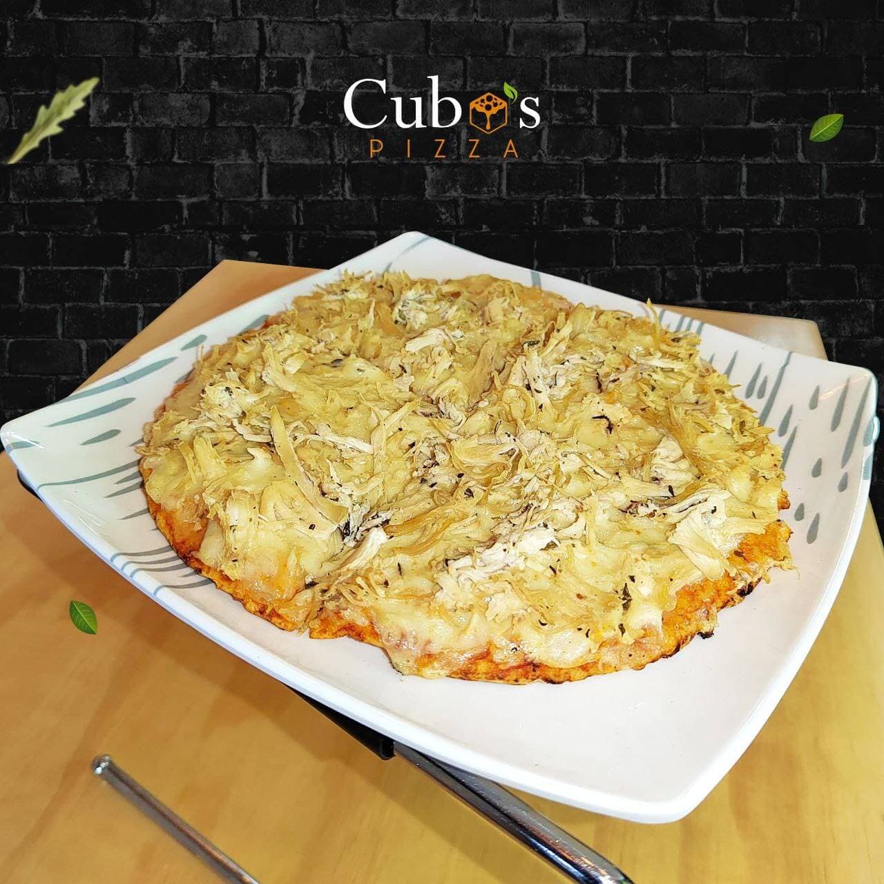 Pizza Pollo con Champiñones Mediana 6 Porciones
