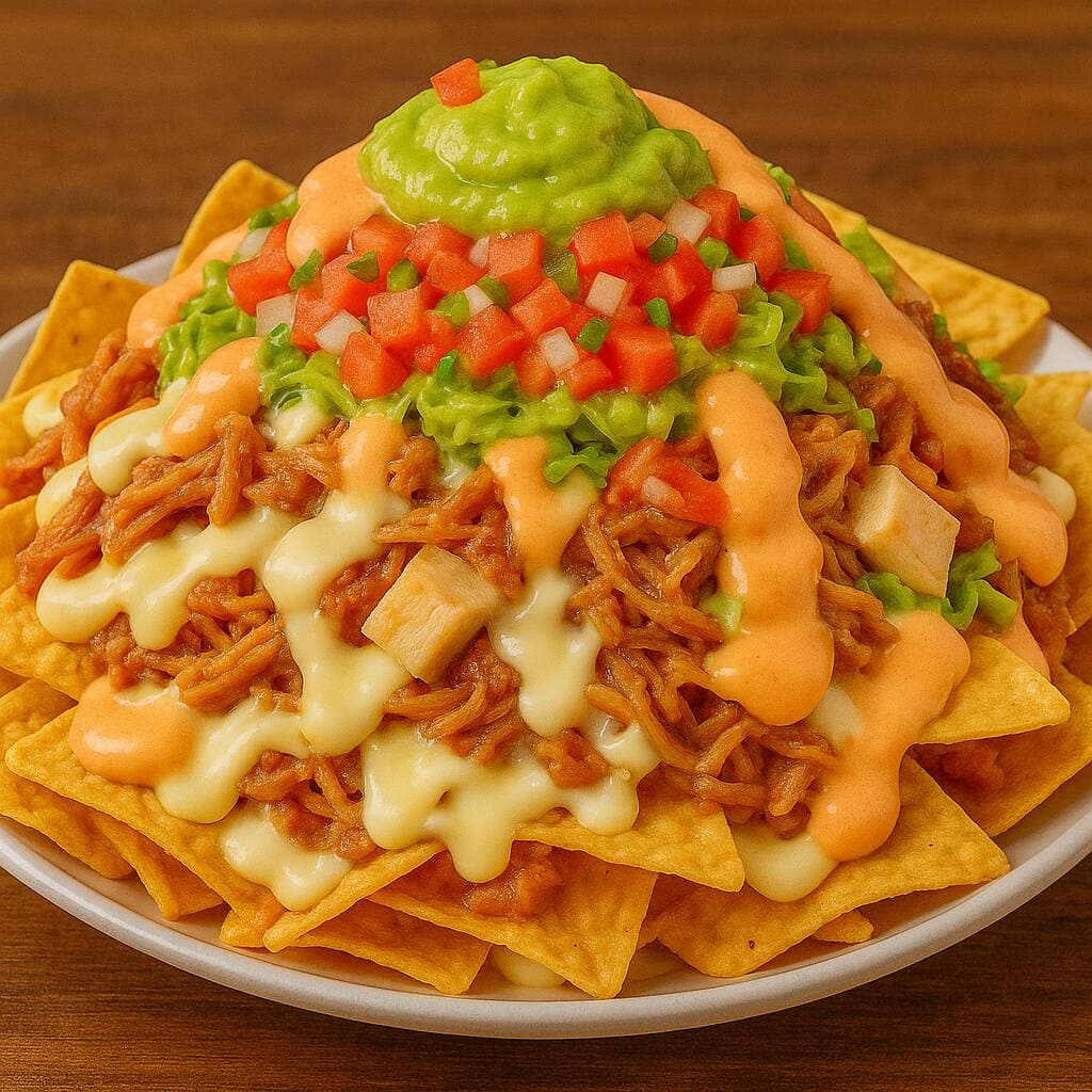 Los Nachos de Rosa Delia de Cerdo