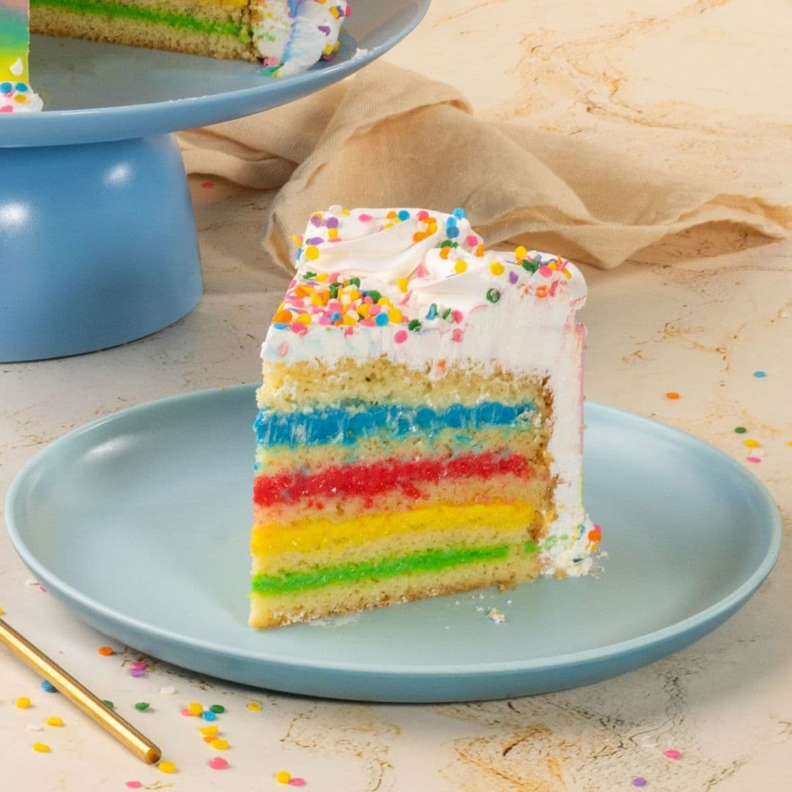 Rebanada Pastel Confeti