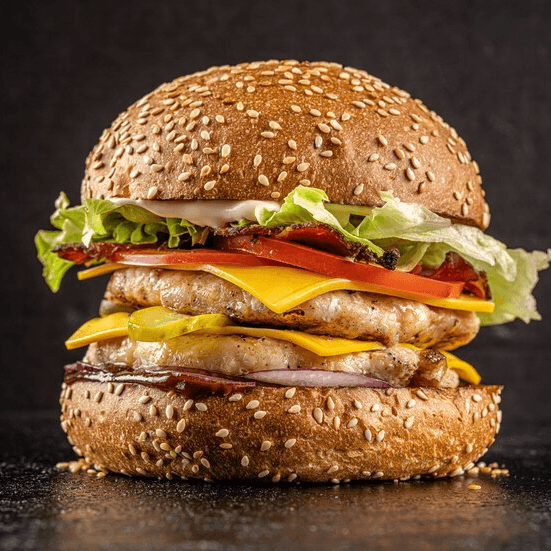 Hamburguesa Doble Pollo