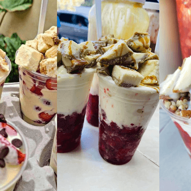 Fresas con Crema Vasos
