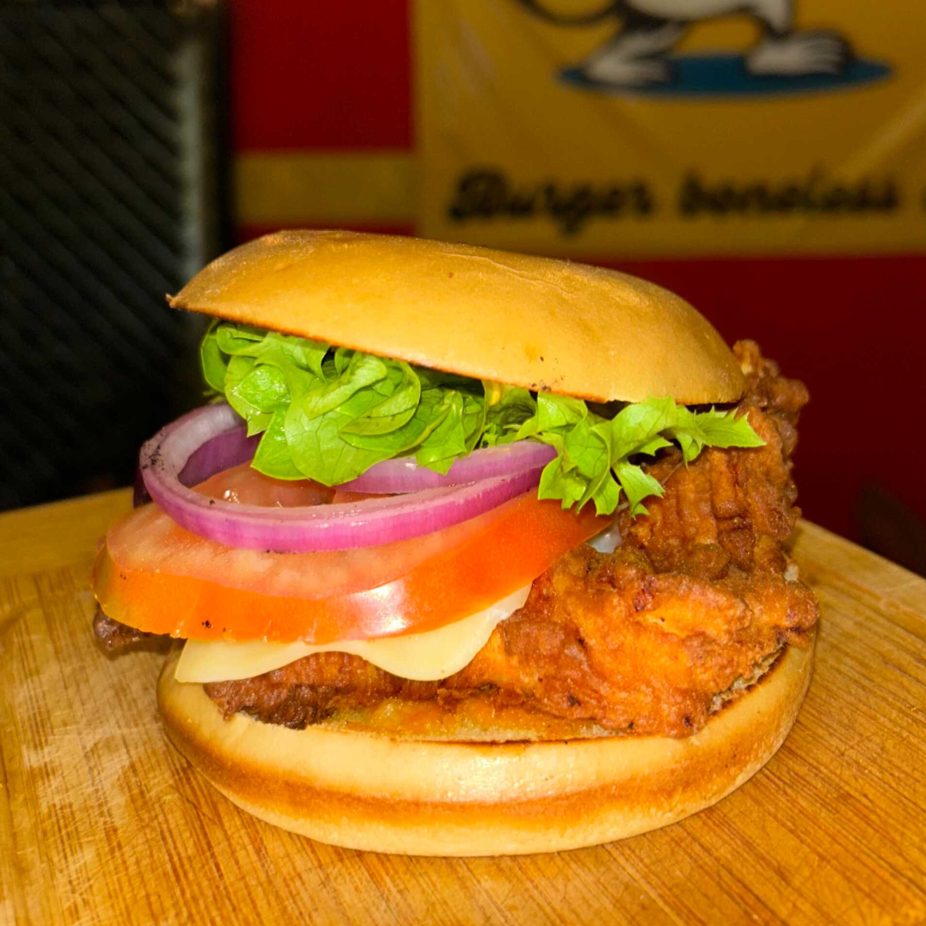 Chicken Tender Burger