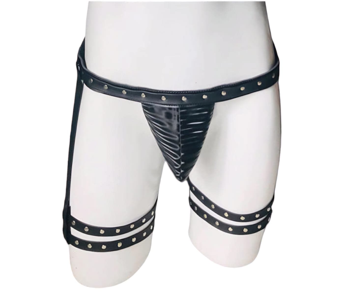 Suspensorio lenceria masculina arnes bondage ro...