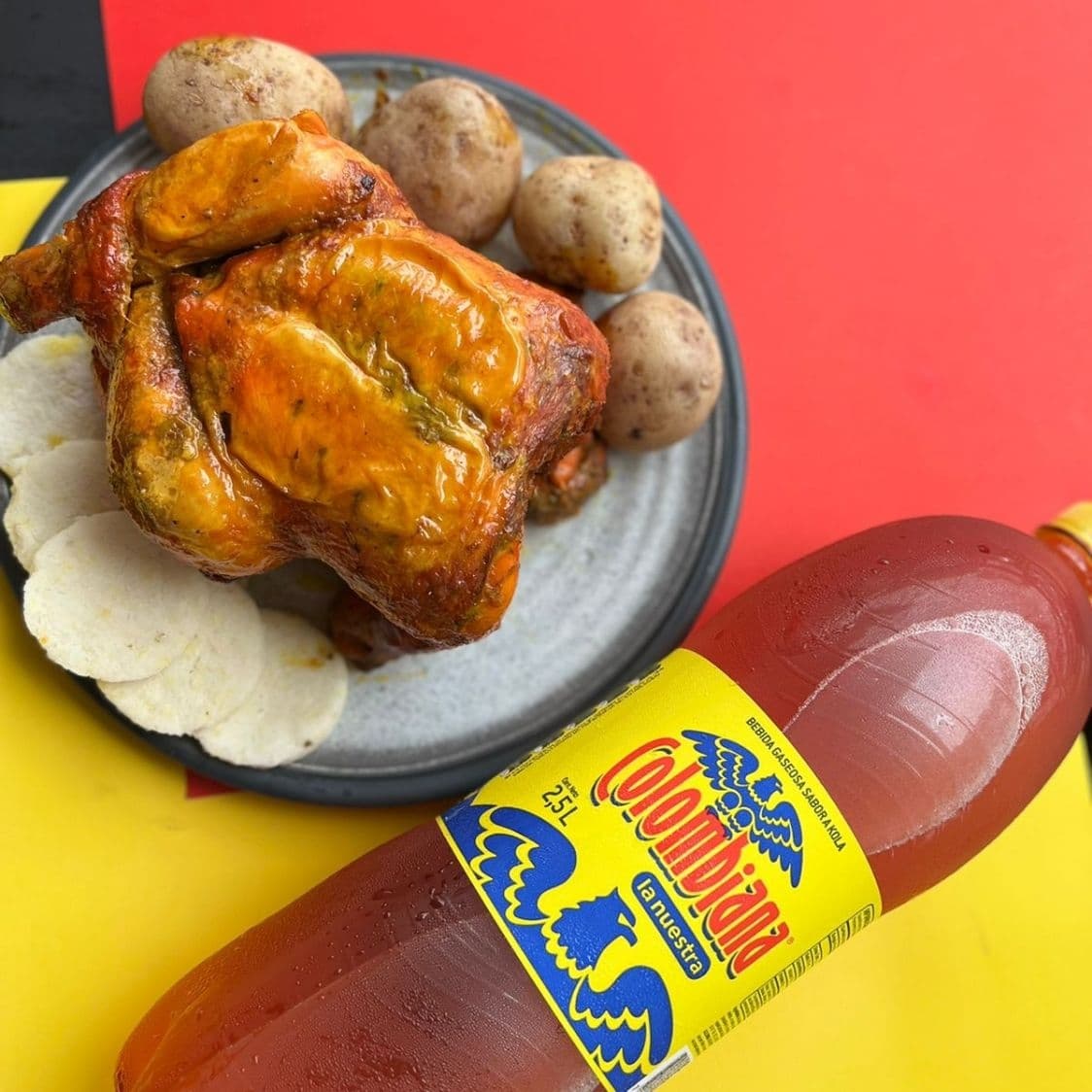 Promo de Pollo Asado + Bebida 1.5L