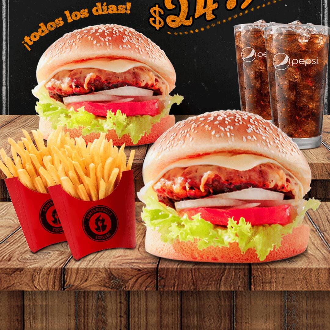 Promo 2 Hamburguesas ⭐
