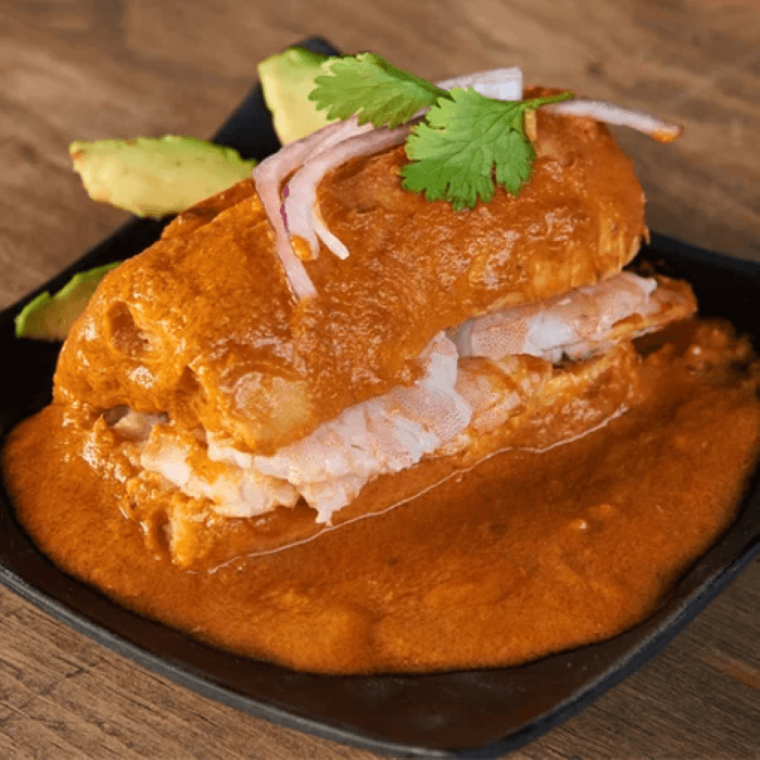 Torta Ahogada de Camaron