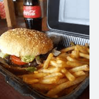 Hamburguesa con Papas 😋