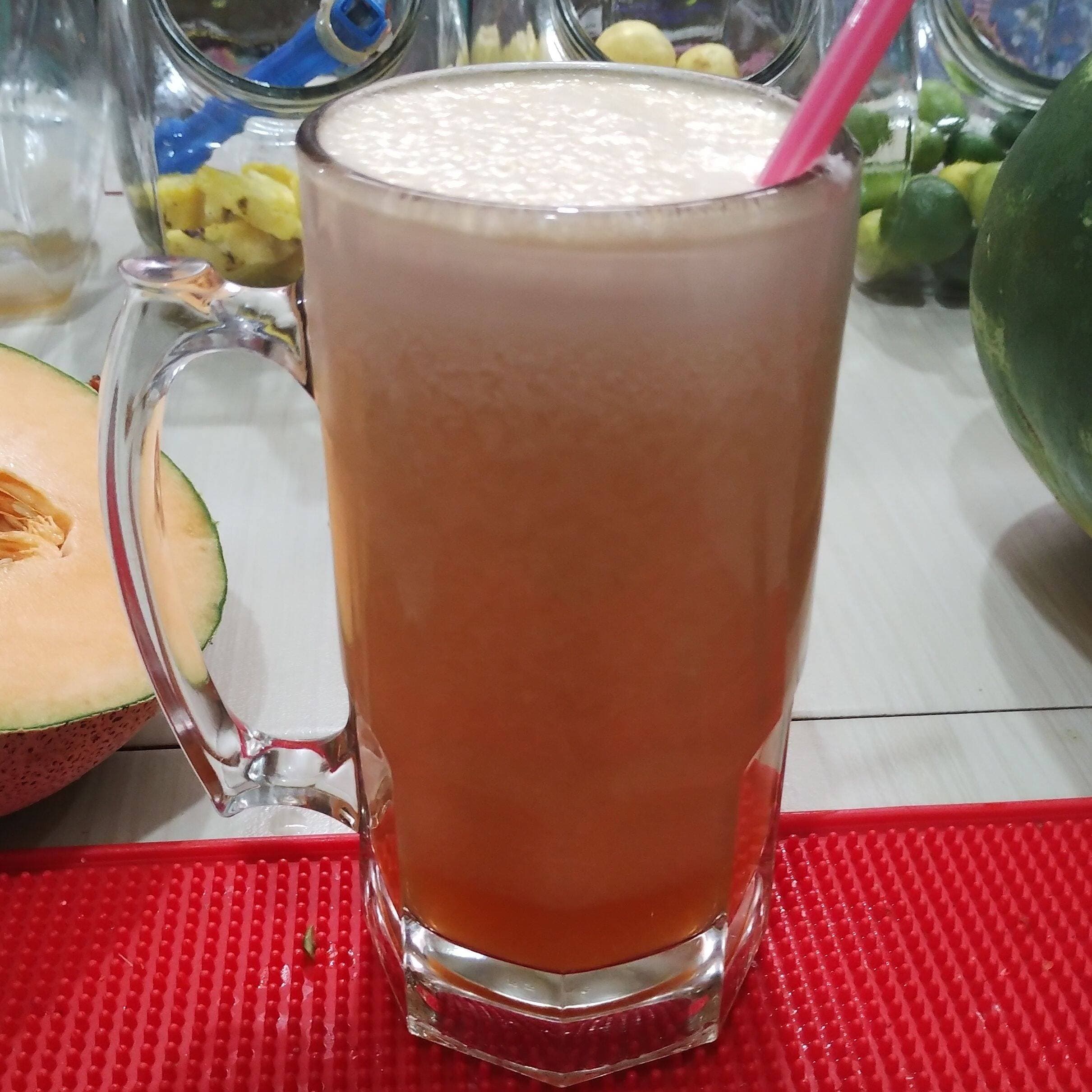 Agua de Melon 1 Litro.