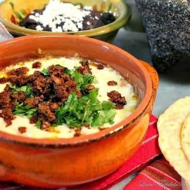 Queso Fundido Tres Carnes