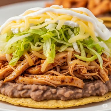 Tostadas de Pollo