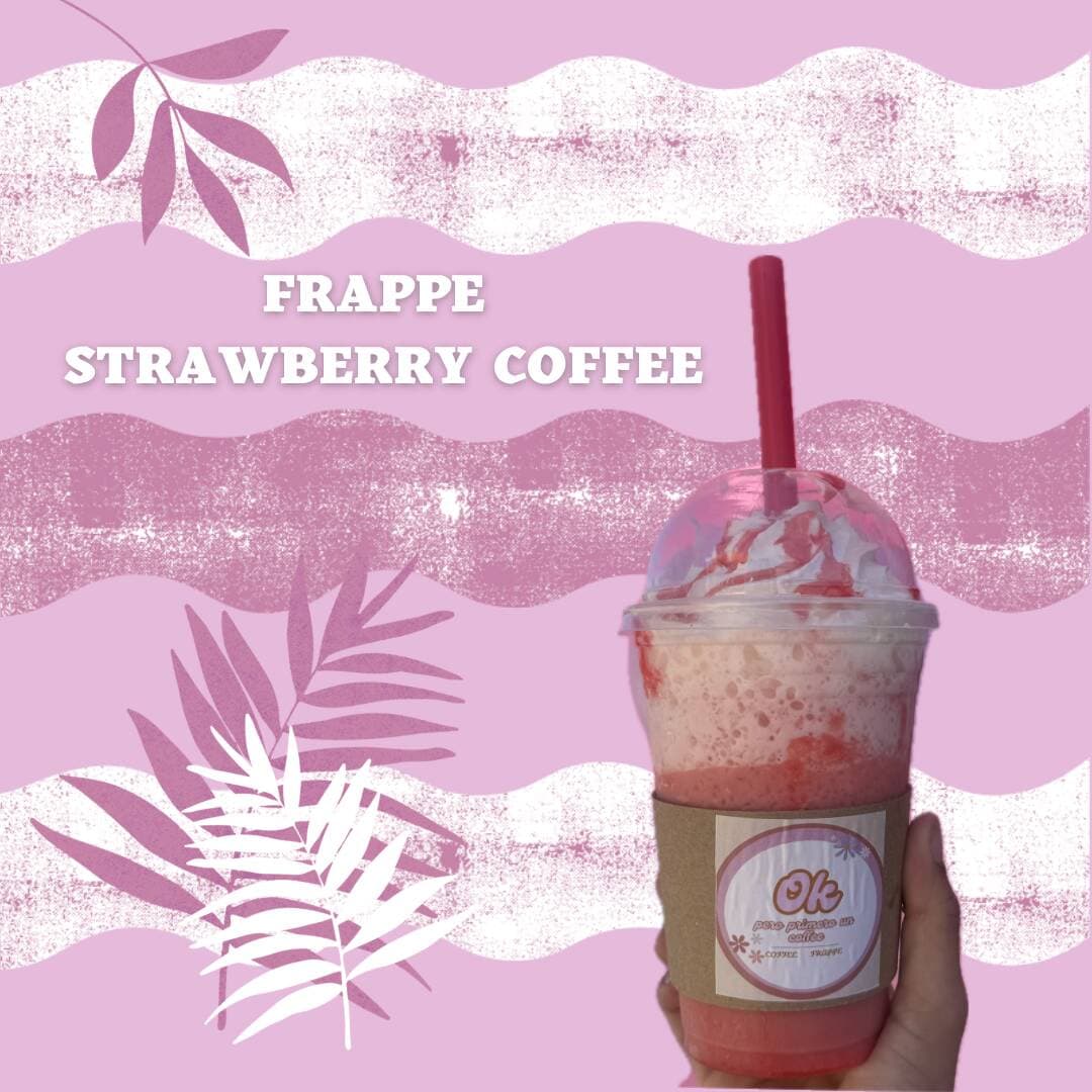 Frappe Strawberry Coffee