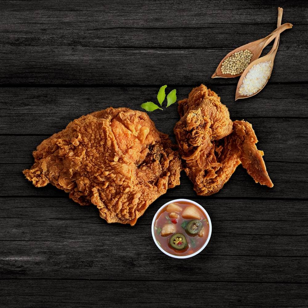 Pechuga y Ala + Papas + Bebida 355Ml