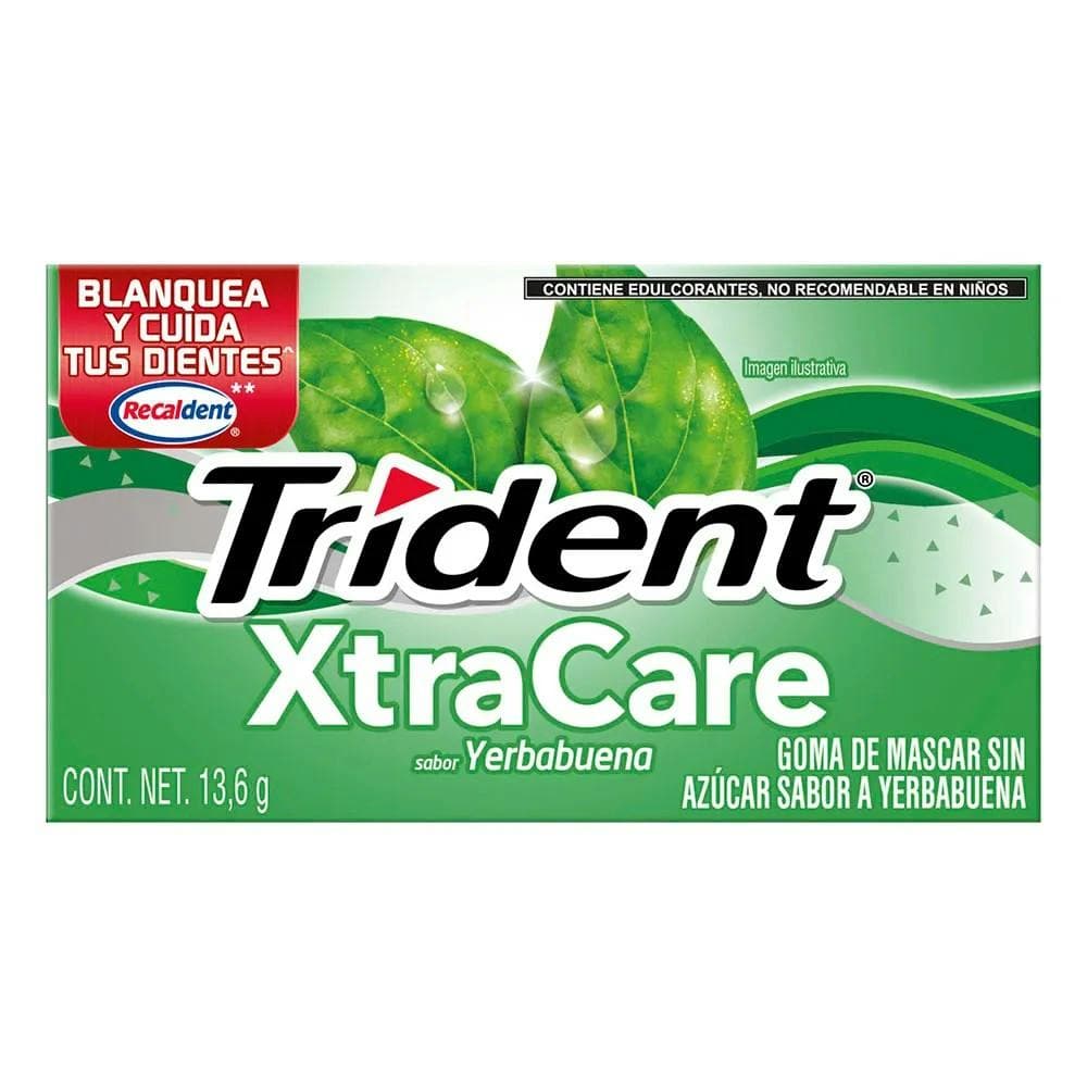 TRIDENT XTRA CARE 10S YERBA 13.6G