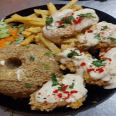 Alitas Acevichada de Casa + Bebida
