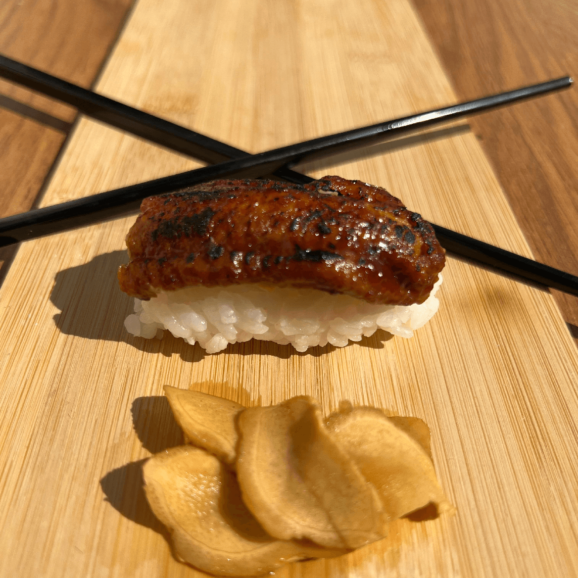 Nigiri de Anguila.