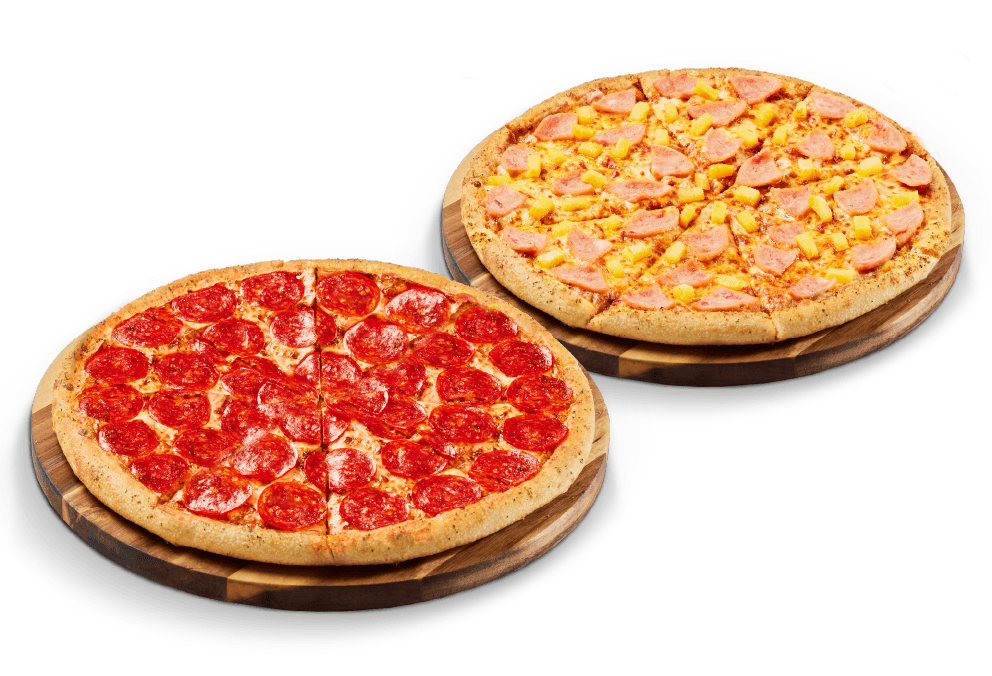 2 Pizzas grandes 1 o  2 ingredientes