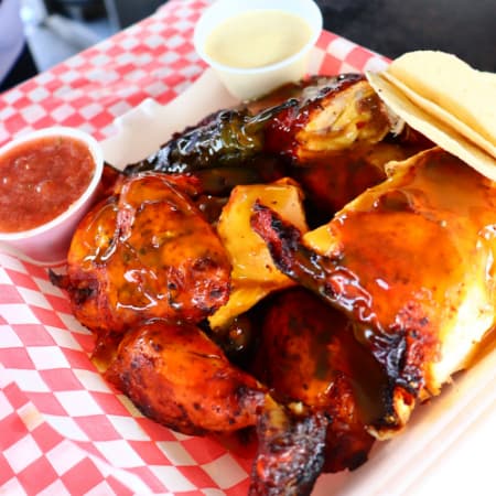 Pollo Bañado en Salsa
