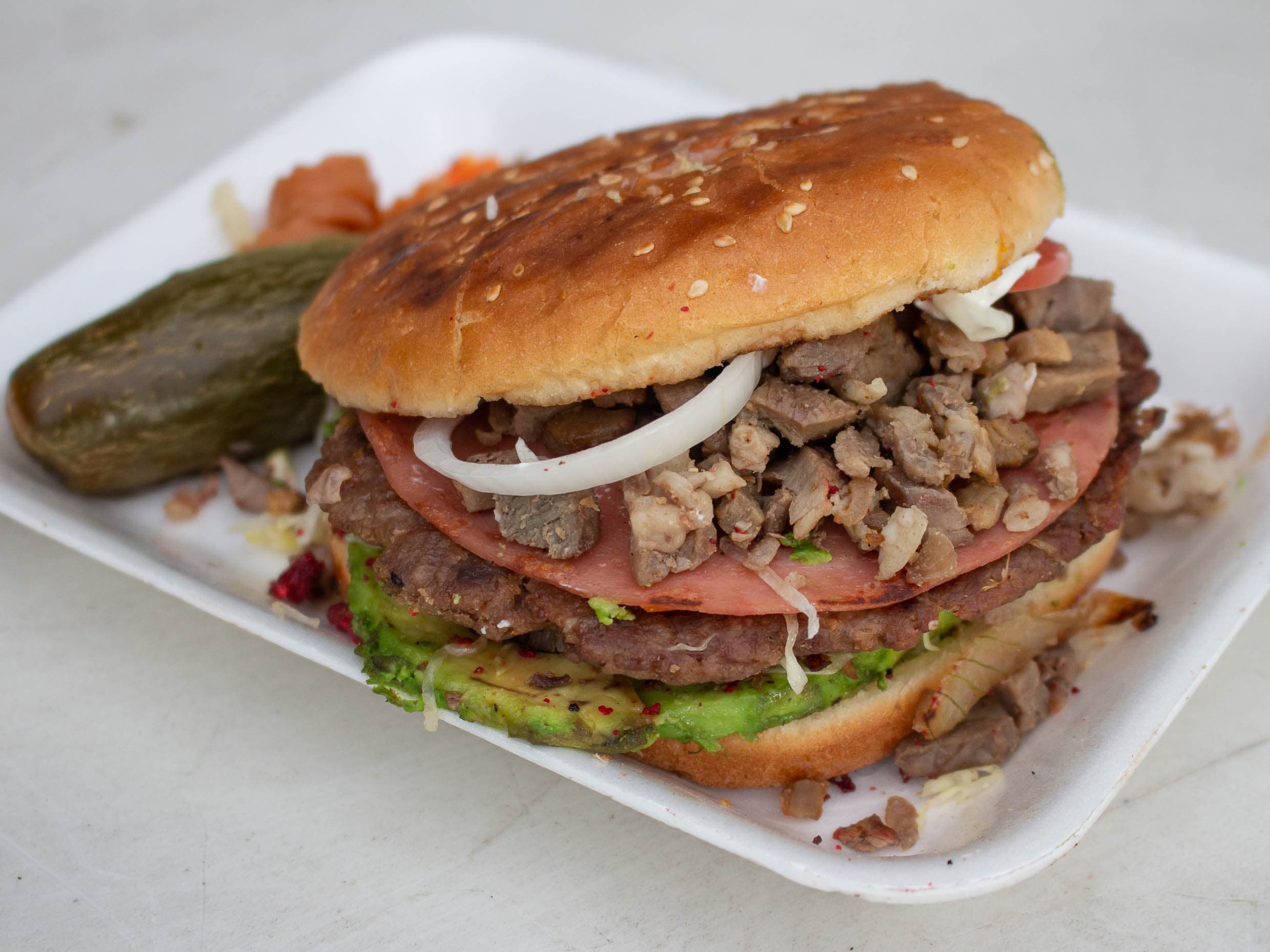 Hamburguesa con Bistec