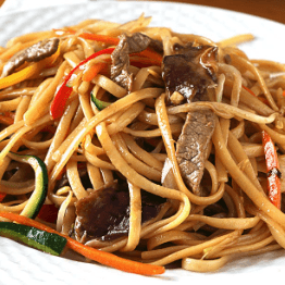 Tallarín Saltado de Carne