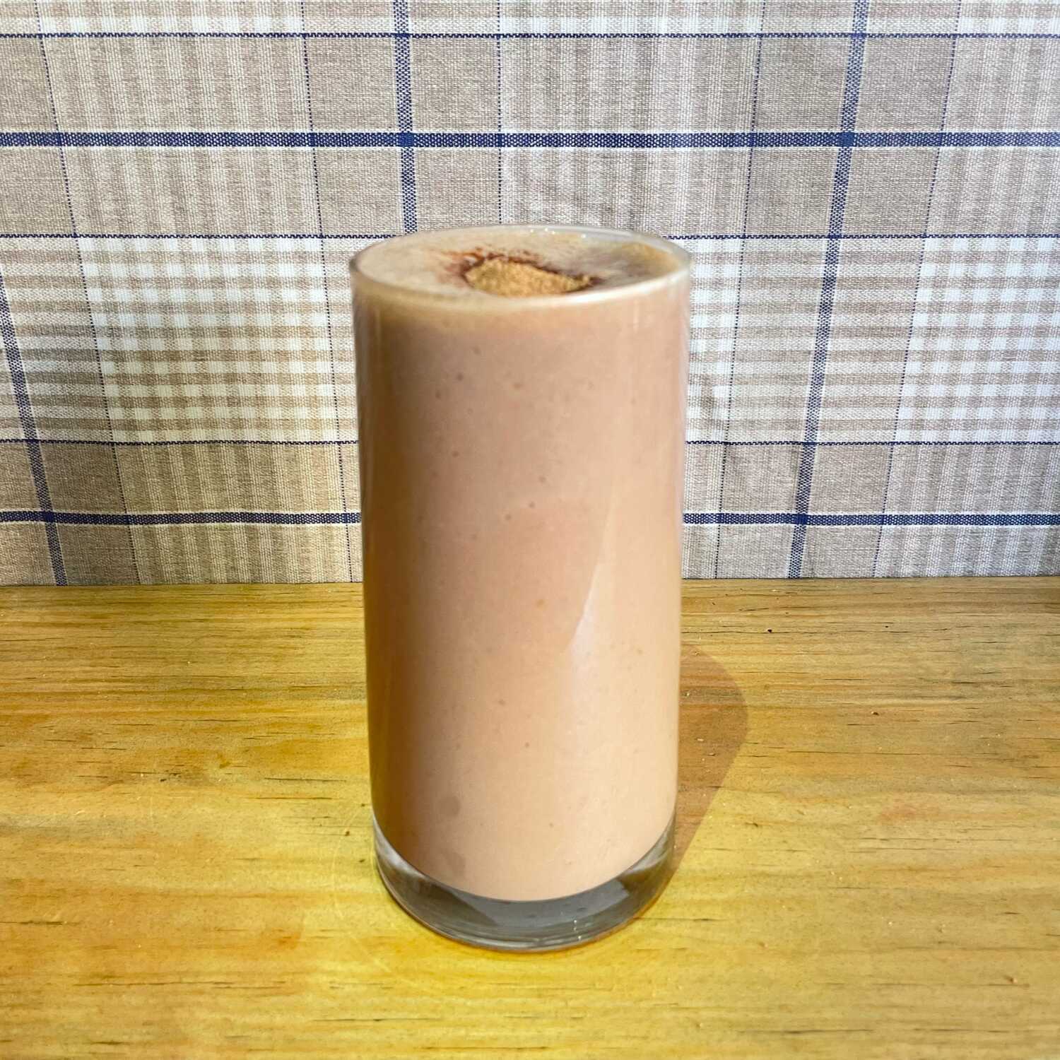 Licuado de plátano con cafe