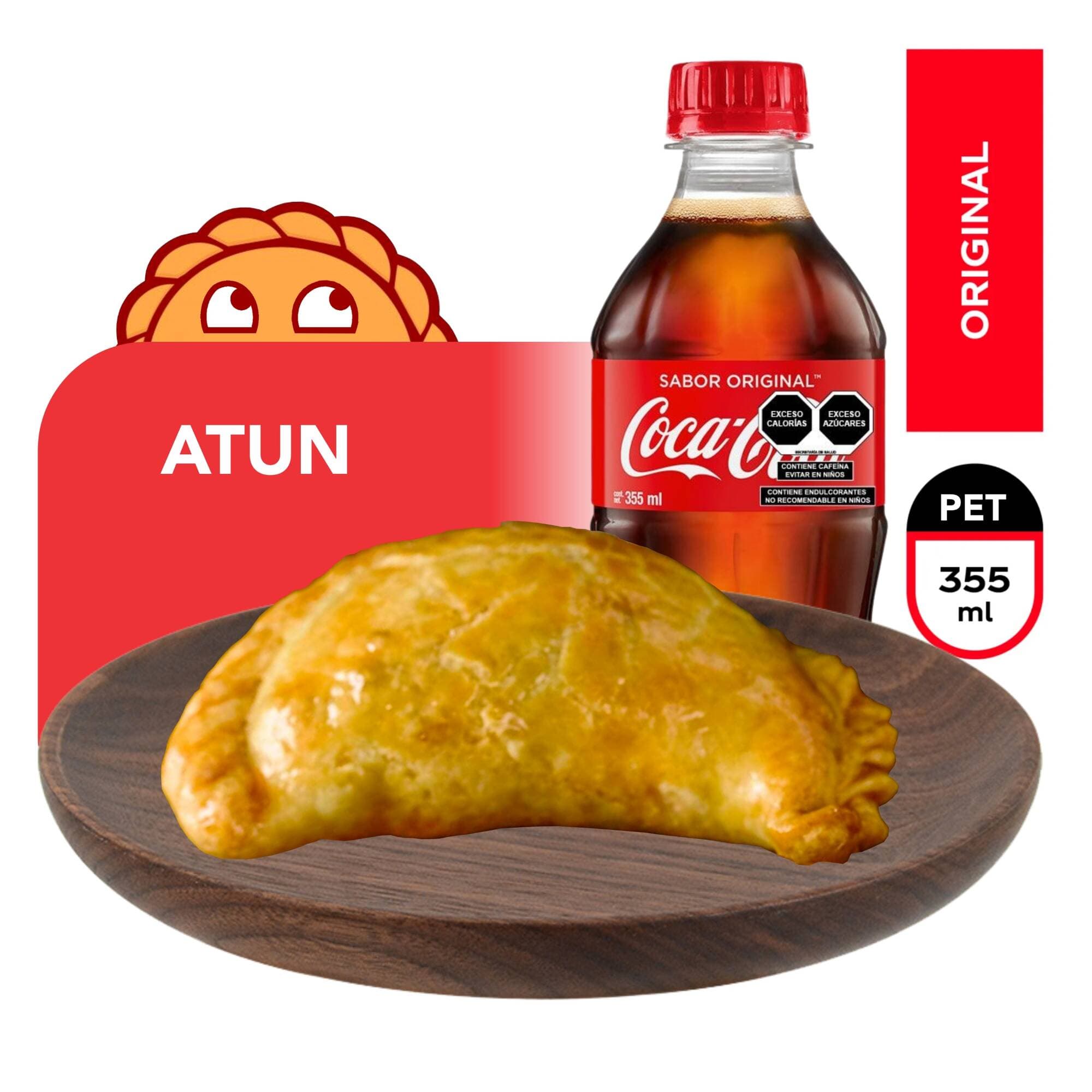 Combo Empanada de Atún + COCA-COLA 355ml