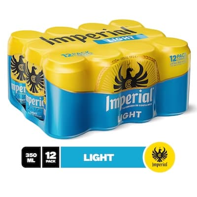 12 Pack Cerveza Imperial Light 350 ml Lata