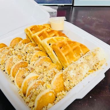 Mini Hotcakes y Waffles