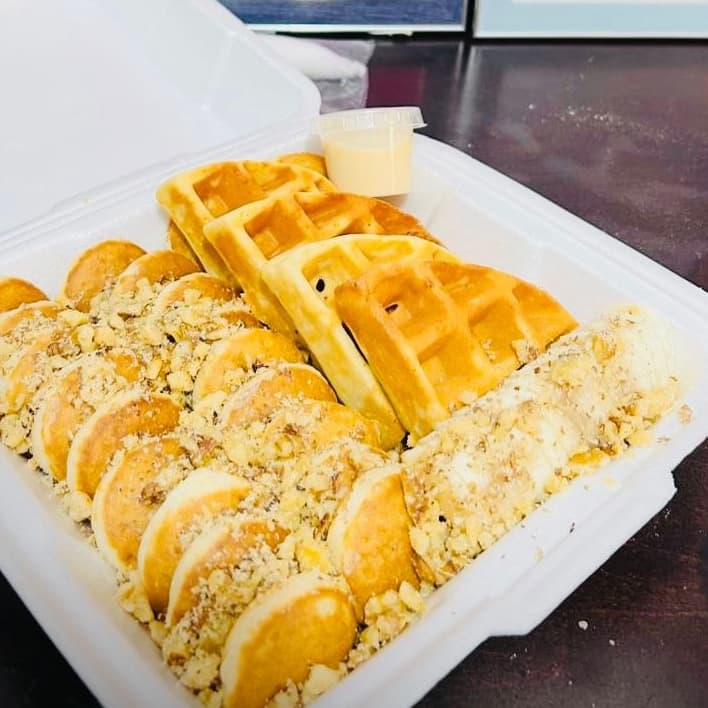 Mini Hotcakes y Waffles