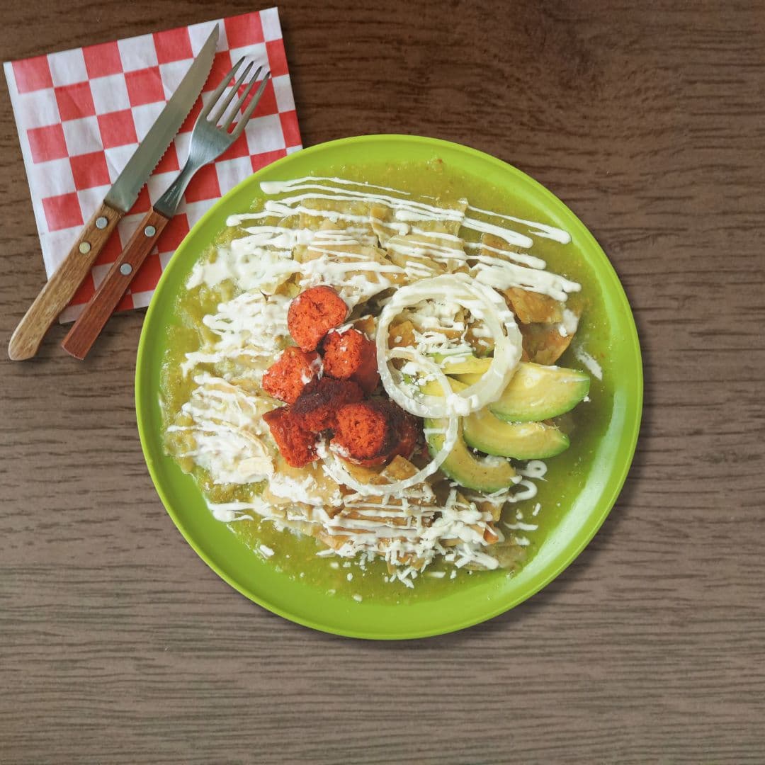 Chilaquiles con Longaniza