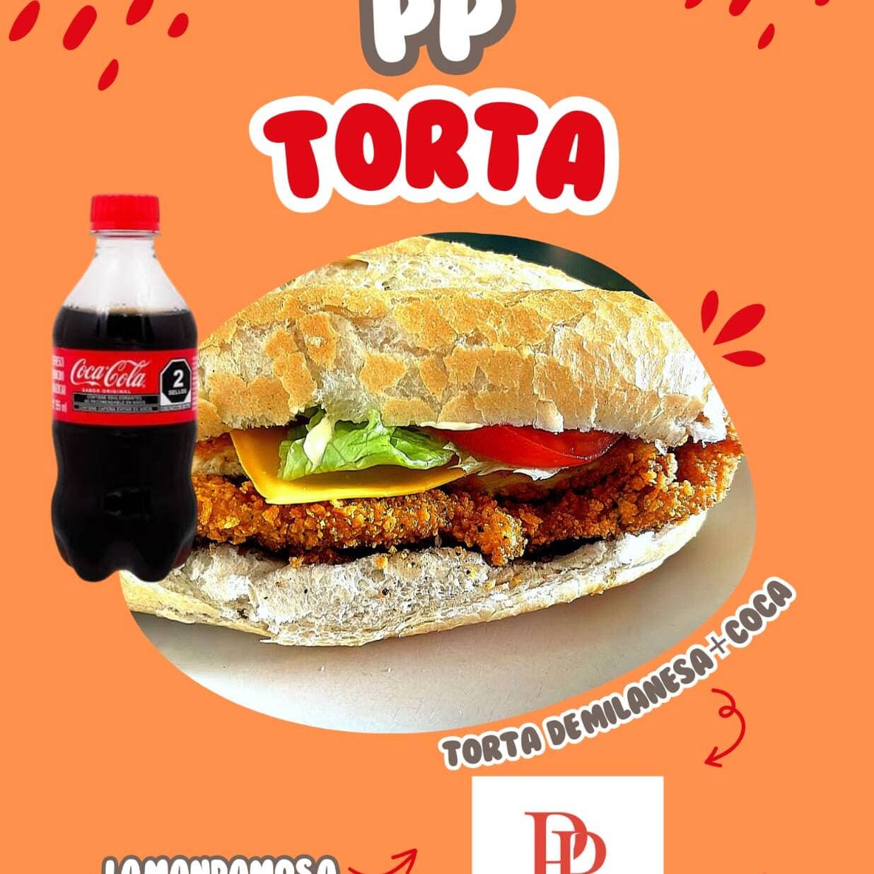 TORTA DE MILNESA CON COCA COLA