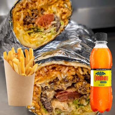 Burrito Burger + Gaseosa 250ml