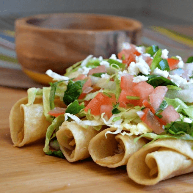 Flautas de Pollo