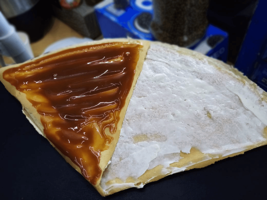 Crepa de Philadelphia y Cajeta