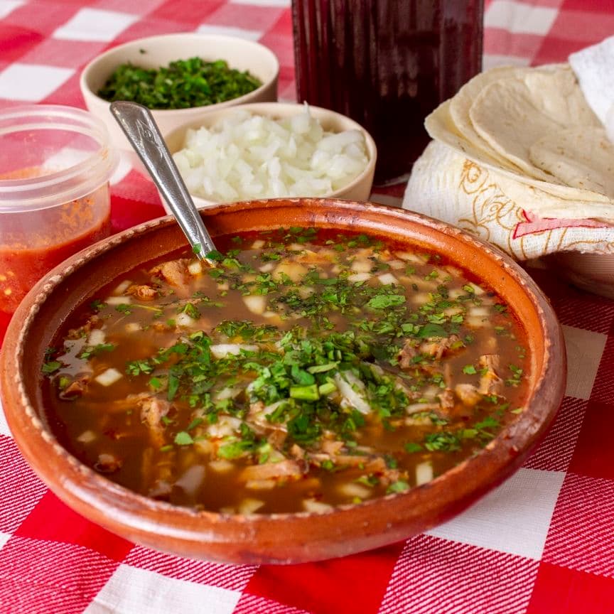 Orden de Birria en Caldo