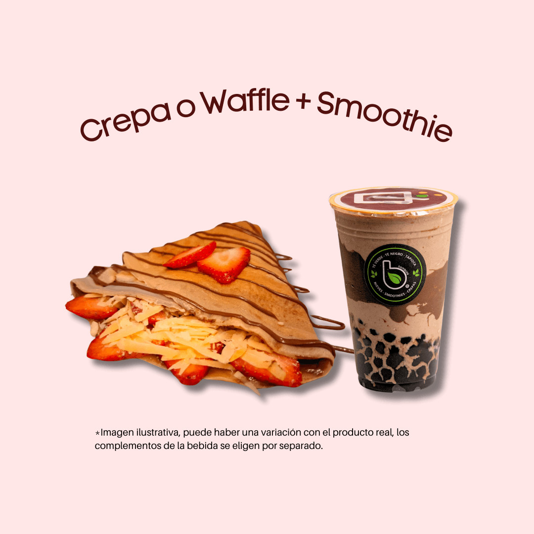CREPA/WAFFLE + SMOOTHIE