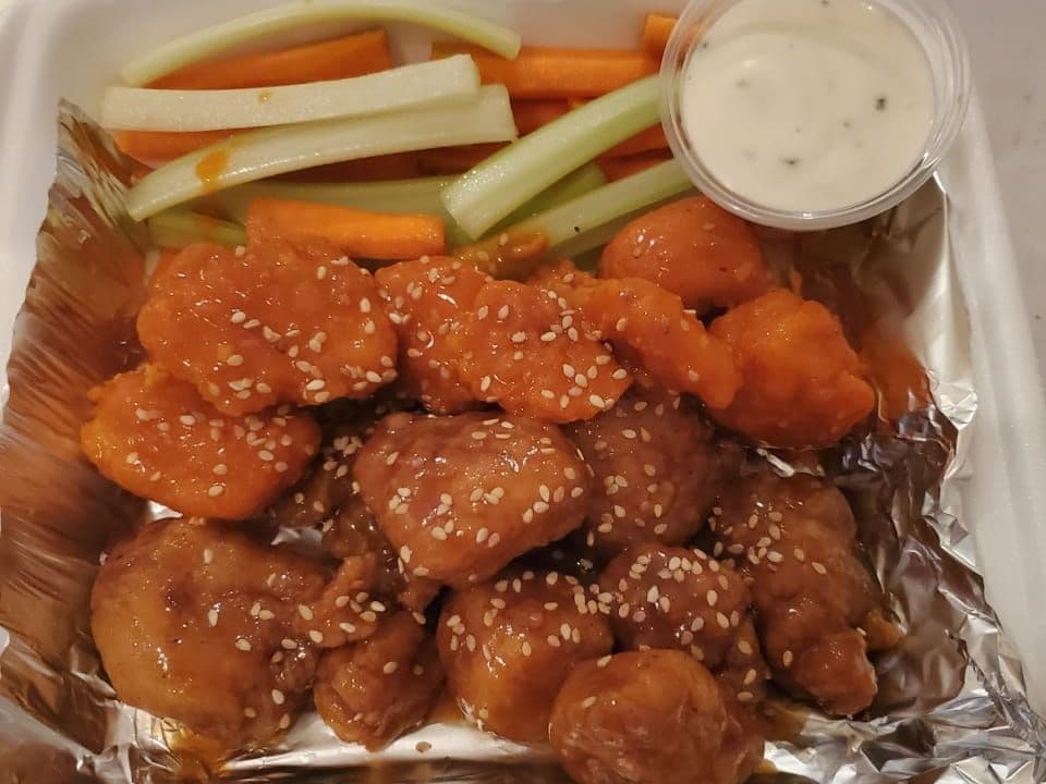 400 gramos  de Boneless Blue con papas  🍗😋