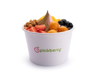 Pinkberry Large 2 Sabores con Toppings