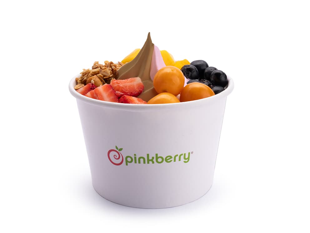 Pinkberry Large 2 Sabores con Toppings