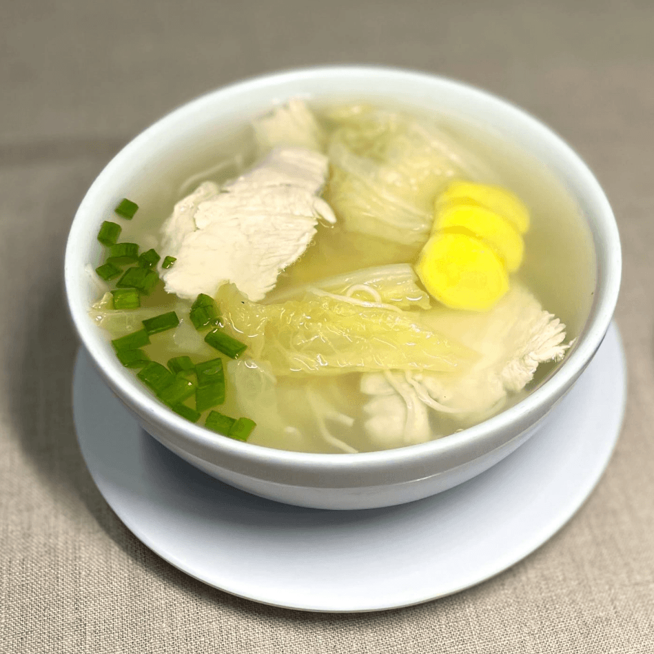 Sopa de Wantán de Pollo