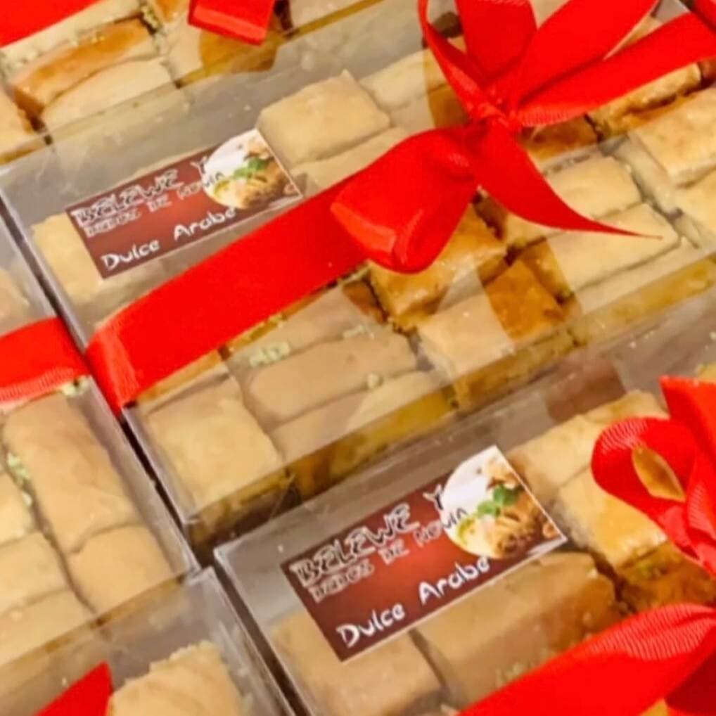Caja de dulces árabes