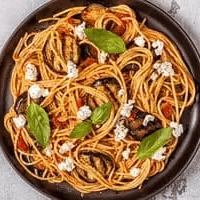 Fideos Secos con Queso de Cabra